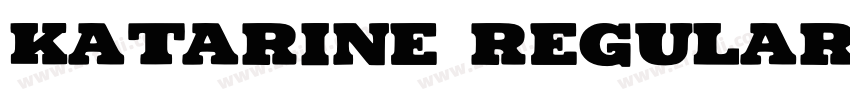 Katarine Regular字体转换